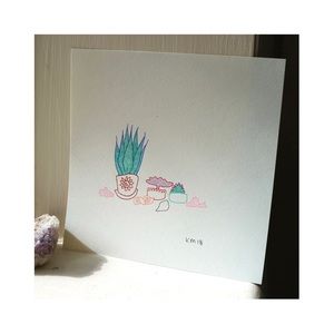 ORIGINAL DRAWING with INK + PENCIL